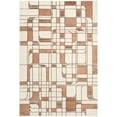 thumbnail image 2 of Nourison Nordic 4' x 6' Ivory Rust Mid-Century Modern Indoor Rug, 2 of 8