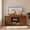 Brown, variant on Vineego TV Stand for 65 Inch TVs, Farmhouse Oak Storage Cabinet with Cable Management and Hidden Compartment