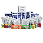 S.O.S. Rations Emergency 3600 Calorie Food Bar - 3 Day / 72 Hour Package with 5 Year Shelf Life W/ water and Millenium bars (jeff browns tips)