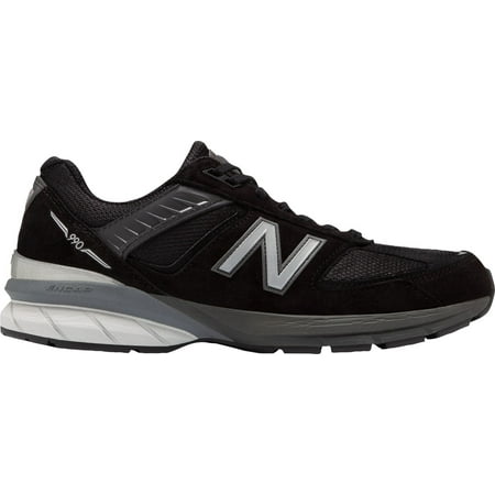 New Balance Mens Made in Us 990 V5 Sneaker 16 Black/Silver