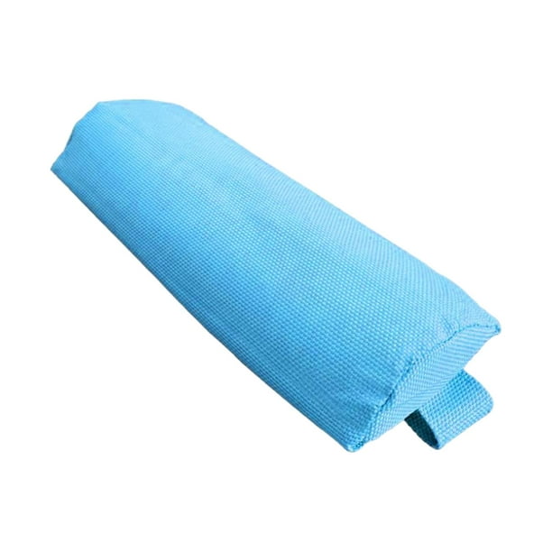 Cómodo cojín para la cabeza para silla plegable, reposacabezas para silla de playa y patio. azul