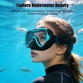 thumbnail image 4 of GKV Men & Women's Snorkel Diving Mask – Panoramic View, Anti-Fog & Anti-Leak Swim Goggles, 4 of 6