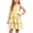 00@Yellow284, variant on Kiijoy Girls Smocked Layered Spaghetti Strap Dress Summer Casual A Line Dress, Sizes 5-14