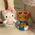 thumbnail image 5 of Sanrio Hello Kitty llavero kawaii peluche mochila colgante anime hawaiano playa serie joyería decoración muñeca niños juguetes regalos, 5 of 5