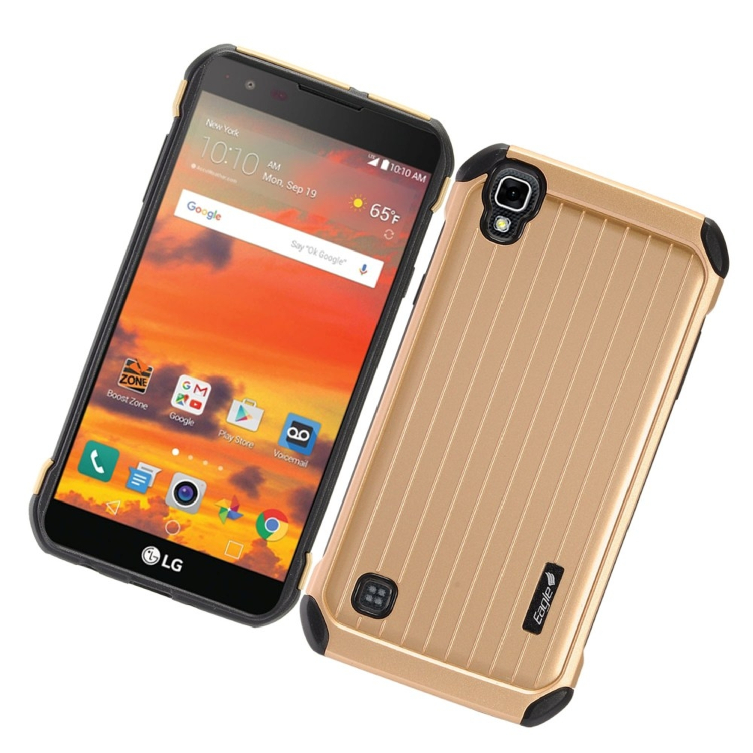 LG Tribute HD/X STYLE Case, by Insten Dual Layer [Shock Absorbing