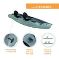 thumbnail image 2 of Lifetime Envoy 10.5 Ft. Sit-on-Top Tandem Kayak, Mystic Fusion (91238), 2 of 10