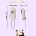 thumbnail image 2 of 3 in 1 Cat Steam Brush for Shedding & Grooming with Foldable Handle Pet Spray Hair Removal Comb Spritz Defur Comb for Cats Water Brush for Long & Short Haired Pets, 2 of 6