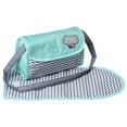 thumbnail image 2 of Adora Baby Doll Zig Zag Diaper Bag Accessories Changing Set Gender Neutral Teal Pattern Design for Kids 3 years & up, 2 of 4