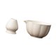thumbnail image 4 of 2 piezas Batir el tazón de té Cerámica tazón con soporte para batir accesorios cerámicos cerámicos con boquilla para la familia para principiantes Blanco, 4 of 9