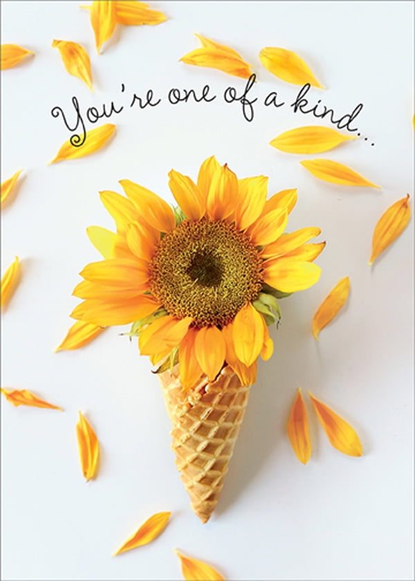RSVP Sunflower Cone One Of A Kind Feminine Birthday Card For Her rsvp-sunflower-cone-one-of-a-kind-feminine-birthday-card-for-her