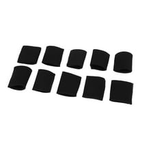 Basketball Badminton Stretchy Finger Protector Sleeve Support Cover Black 10pcs