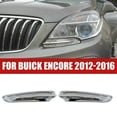 thumbnail image 1 of For 2013-2015 for Buick Encore Chrome Front Light Trim Cover Head Lamp Bezel Molding, 1 of 4