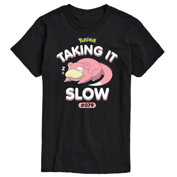 Pokemon Slowpoke Taking It Slow Men S Short Sleeve Graphic T Shirt Walmart Com