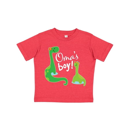 

Inktastic Omas Boy Grandson Dinosaur Gift Toddler Boy Girl T-Shirt