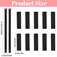 thumbnail image 2 of 2pcs long boots with magic buckle and 10 pieces of adhesive backing, 2 of 7