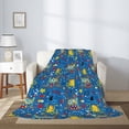 thumbnail image 2 of Rateoe Animals1 Pattern Flannel Throw Blanket, Ultra-soft Blanket for Bed, Couch, Car, Hypoallergenic Anti-pilling blanket-80"x60"(Vertical), 2 of 6