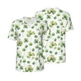 thumbnail image 3 of Daiia St Patrick's Day3 Mens Baseball Jersey Button Down Shirts Short Sleeve Sports Uniforms-Small, 3 of 9