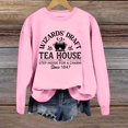 thumbnail image 2 of Venzia Women Halloween Crewneck Sweatshirt, Black Long Sleeve Pullover Top, Casual Fall Graphic Sweatshirt, 2 of 4