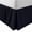 Black, variant on HonorHut Bed Skirt Spring Frame Cover Dust Ruffle Shrinkage Fade Resistant skirt for bed Easy to Stall 54x75Inches Blue