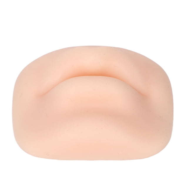 Modelo de Labios de Silicona, Simulacia semi permanente realista 3d práctica falsa labios microblading para salón de belleza