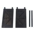 thumbnail image 2 of Miniature Dollhouse Sliding Door, Model Miniature Dollhouse Barn Door Furniture Exquisite With Push Rods For DIY, 2 of 8