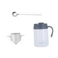 thumbnail image 1 of Siruishop Insulated Pour over Coffee Maker Set Camp Coffee Carafe for Home Backpacking white, 1 of 8