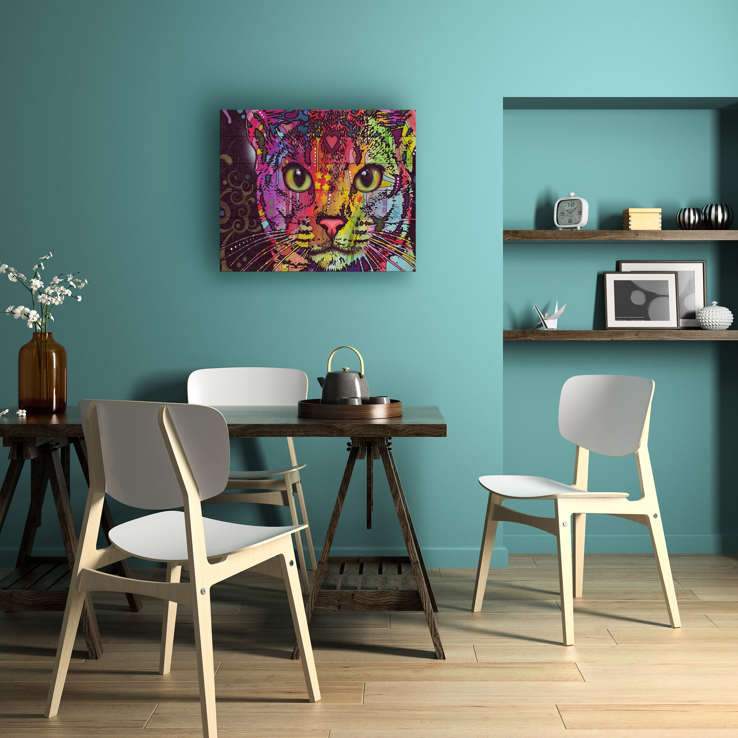 Dean Russo 'Abyssinian' Wood Slat Art
