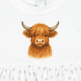 thumbnail image 4 of Inktastic Highland Cow Girls Baby Dress, 4 of 5