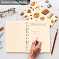 thumbnail image 4 of FORMRS 1-Subject Spiral Notebook 8" x 5" College Ruled 60 Refillable Sheet A5 Hard Cover, 2 Pack, Fall Beige Pumpkin, 4 of 7