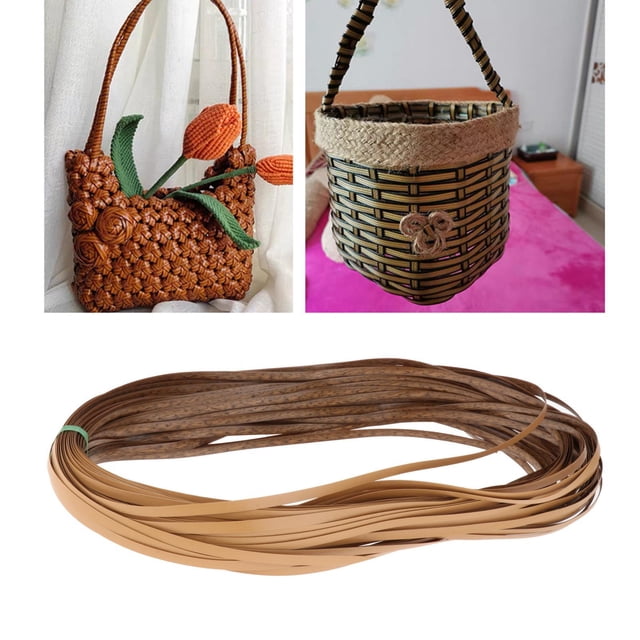Kit de reparación de mimbre, Kit de reparación de tejido, Kit de reparación de silla de mimbre DIY, Kit de reemplazo de Material de ratán para jardín Negro de madera