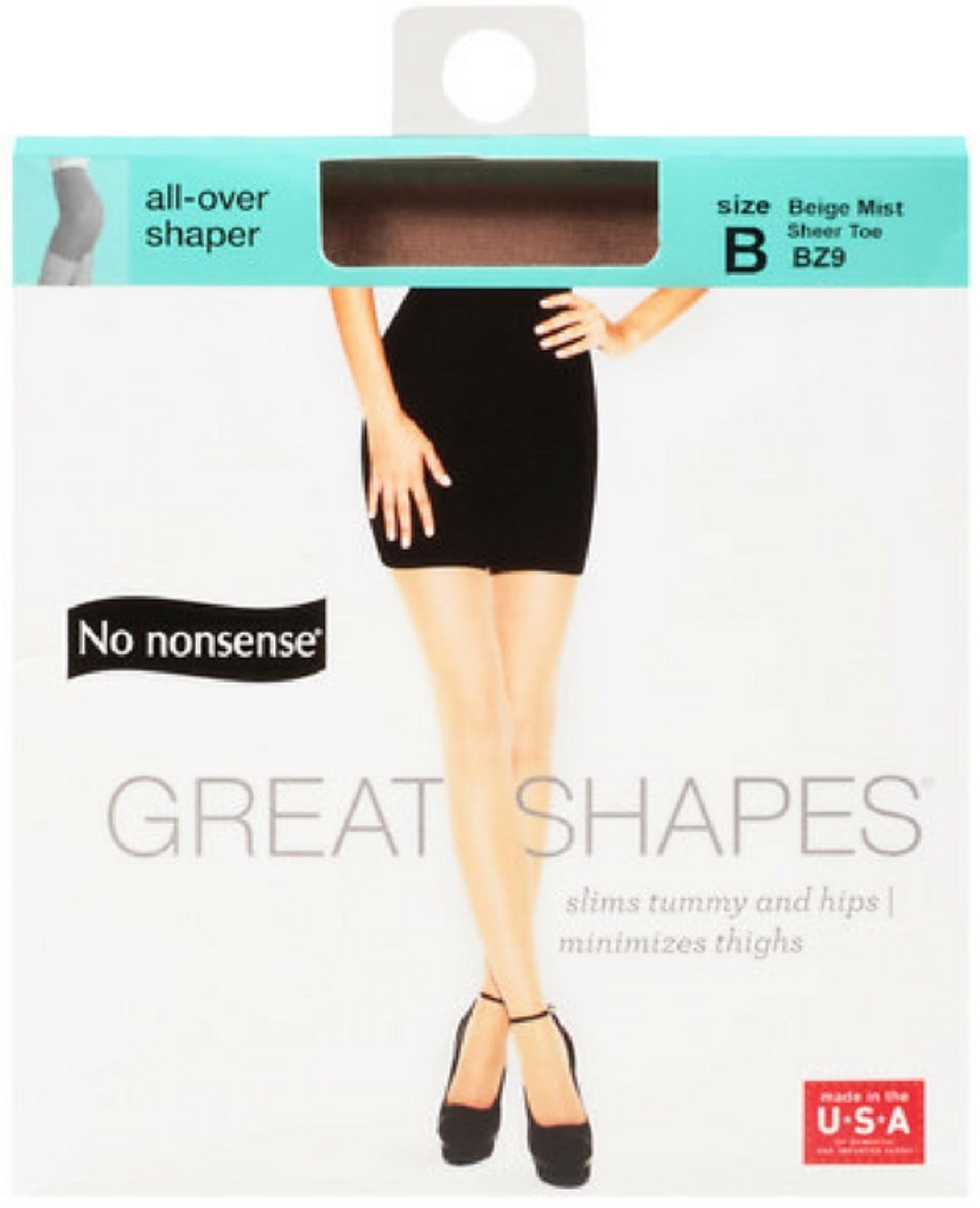 No Nonsense - No Nonsense Great Shapes Body Shaping Pantyhose Size B ...