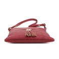 thumbnail image 3 of Deluxity Lightweight Medium Lady Crossbody Bag with Tassel-Red, 3 of 7