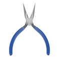 thumbnail image 1 of Alicates de punta fina Uxcell de 5" con dientes, alicate de precisión con mango azul para manualidades, 1 of 6