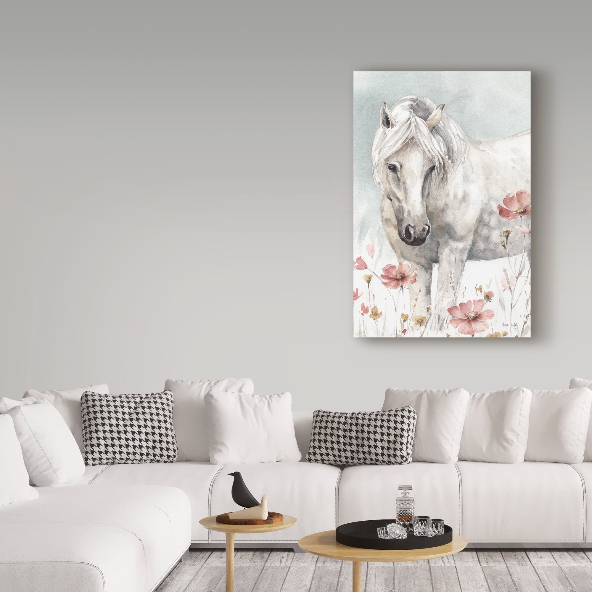 Trademark Fine Art 'Wild Horses II Crop' Canvas Art by Lisa Audit