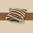 thumbnail image 2 of Kcodviy Women Winter Cat Ears Hats Soft Slouchy Striped Knitted Hat Trendy Warm Crochet Braided Knitted Hats Crazy Hats for Men Earmuff Hats for Men Cold Weather Gear City Trapper Hat Warm Weather Hat, 2 of 4