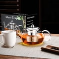 thumbnail image 6 of PARACITY Glass Tea Kettle 20oz/600ml, 18/8 Stainless Steel Inf, Borosilicate Clear Design, Loose Leaf Tea Brewer for Camping & Travel, 6 of 6