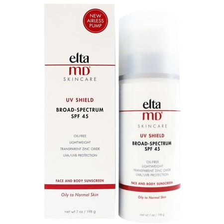 EltaMD SPF 45 Face and Body Oil Free Sunscreeen for Oily - Normal Skin, 7 Oz
