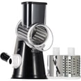 thumbnail image 3 of Manual Hand-Cranked Multifunctional Kitchen Tool: Efficient Vegetable Slicer, Shredder & Spice Grinder – Compact, Durable, Time-Saving for Home & Professional Chefs – Blue with English Packaging, 3 of 5
