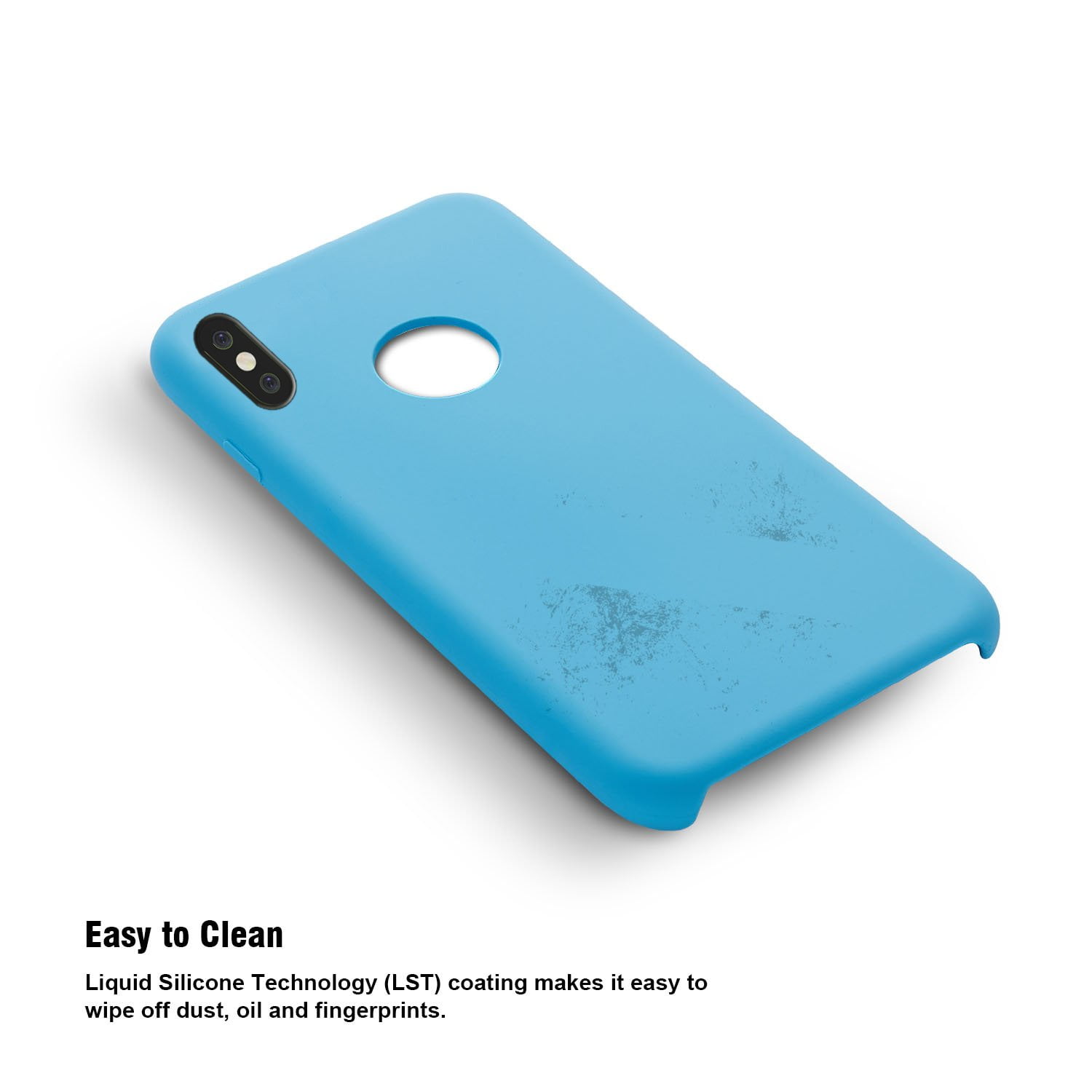 Apple iPhone X Case, Silicone Finish, PC Backcover, Shock Absorbing, Clambo Silicone Series Case for Apple iPhone X
