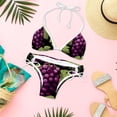 thumbnail image 6 of Grape Detachable Sponge Bikini Set | Adjustable Strap One-Piece Swimsuits, Two-Pack, 6 of 6