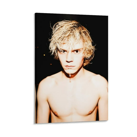 Evan Peters Performer Art Poster Picture Print Wall Art Poster Painting Canvas Posters Artworks Gift Room Aesthetic 12x18inch(30x45cm)