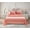 Pink, variant on Sheets Four Piece Microfiber Bed Sheet Solid Color，Cool & Breathable Bed Sheets Queen，Pink
