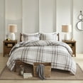 thumbnail image 5 of Home Essence Prewitt Gray Reversible 3 Piece 144TC Cotton Duvet Set, Full/Queen, 5 of 14