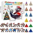 thumbnail image 3 of BotaniNest Calendrier de l'Avent de Baseball 2D Profond 24 Pcs Ornement de Baseball, 3 of 7