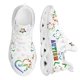 thumbnail image 1 of Zapatillas deportivas de malla para mujer, con amortiguación ligera y transpirables, con diseño de amor y concienciación sobre el autismo,, 1 of 6