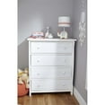 thumbnail image 2 of Sorelle Princeton Elite 4-Drawer Dresser - White, 2 of 2
