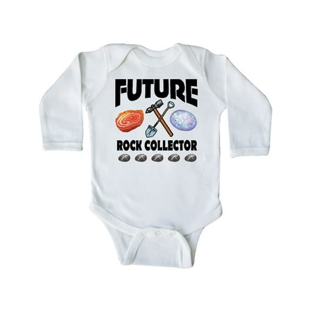 

Inktastic Future Rock Collector Gift Baby Boy or Baby Girl Long Sleeve Bodysuit