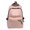Pink, variant on Spacious Campus Backpack with Thick Padded Bands Tear Nylon Component Multiple Pockets for School Supplies Car