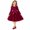 Z6-Wine, variant on shoper Girls Plaid Princess Christmas Dress Charming Cozy Stylish Long Sleeve with Ruffled Collar for Girls Ages 3-5