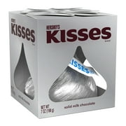Hershey's Kisses Solid Milk Chocolate Candy, Gift Box 7 oz